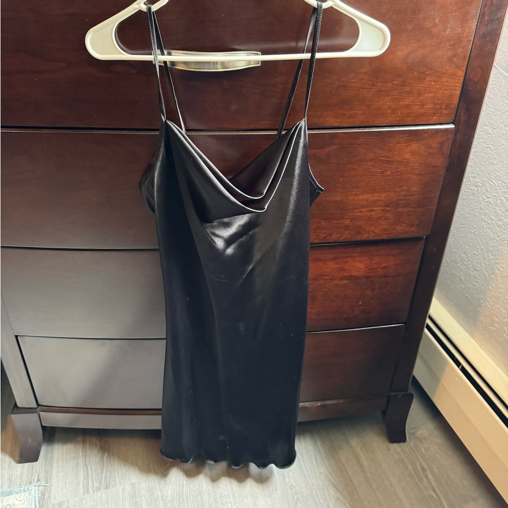 Black Bebe Slip Dress